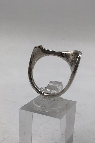 Frank Ahm Sterling Sølv Moderne Ring No. 77