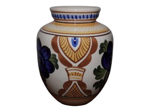 Aluminia
Vase med blå og gul dekoration