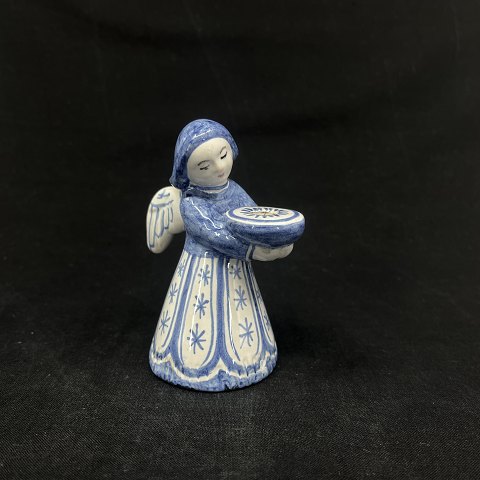 Blå engel fra L. Hjorth, 9 cm.