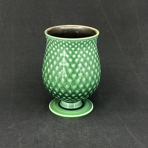 Dark green Aluminia Solbjerg vase