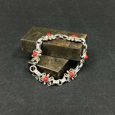 Bracelet with coral by Gottfred Henry Hoppe