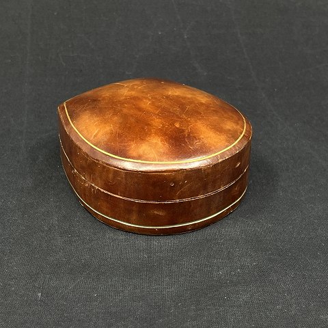 Italian leather jewelry box from the 1950s
