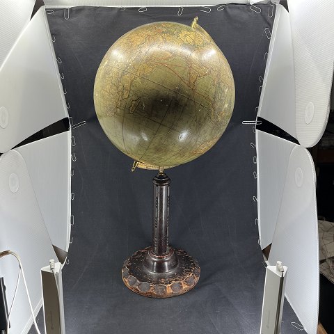 Large table globe on a tall stand