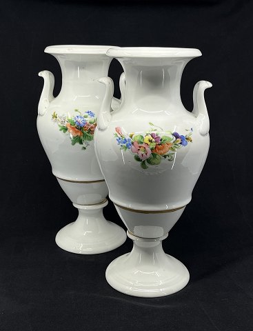 A pair of Bing & Grøndahl vases from the 19th 
century