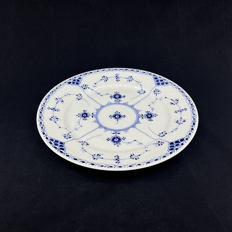 Blue Fluted Half Lace lunch plate, 1/578
