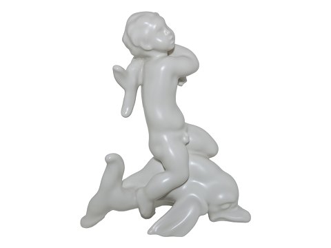 Bing & Grondahl figurine
Boy with dolphin - Matte glaze