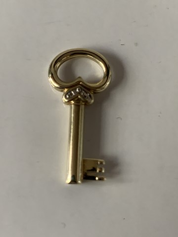 Key Pendant/Charms in 14 carat gold.
Stamped: BH 585.
Height with awl: 26.39 mm.
Width: 12.36 mm.
Neat and maintained, looked after by goldsmith. If not physically available in 
the store, contact us for a demonstration.
Also see our large selec