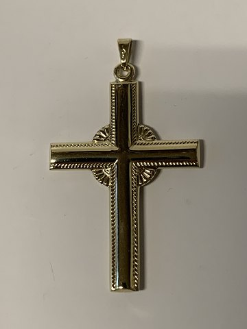 Cross Pendant in 14 carats
Stamped: 585.