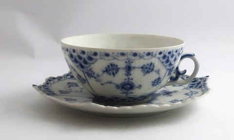 Royal Copenhagen. Musselmalet, Vollspitze. Teetasse. Modell 1130. (1 Wahl).