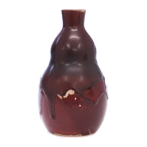 Patrick Nordström for Royal Copenhagen stoneware 
vase. Signed and dated 13.8 1921. H: 21cm