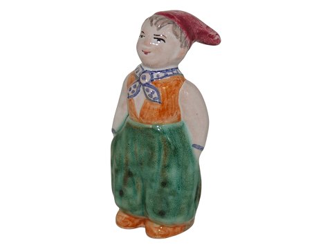 Hjorth Art Pottery miniature figurine
Boy with Christmas hat