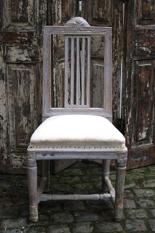 Antique, Swedish 19th century chair in Gustavian style...