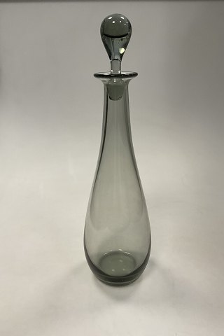Holmegaard Dråbeformet Karaffel i Smoke Glas