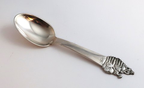 Hans Christian Andersen Abenteur Löffel. Silberbesteck (830). Die Prinzessin auf 
der Erbse. Länge 15 cm