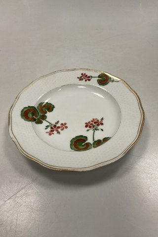 Royal Copenhagen Art Nouveau Stel No. 225 Pelargonoe Spisetallerken No. 2029