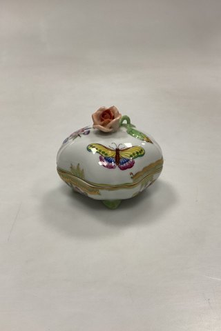 Herend Queen Victoria Grøn Bonbonniere No. 6179/V80