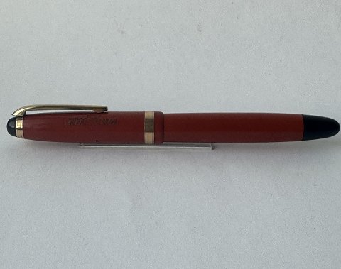 Coral red Montblanc no. 212 fountain pen