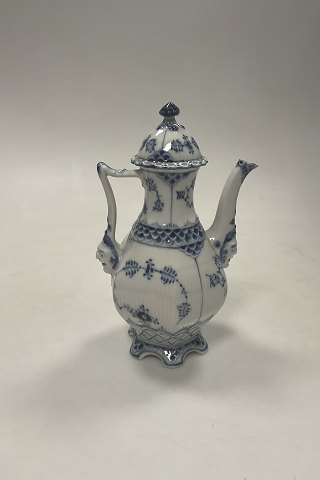 Royal Copenhagen Musselmalet Helblonde Lille sekskantet kaffekande No 1030