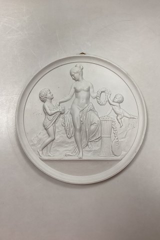 Bing og Grondahl Biscuit Platte - Barndom og Forår No. 116.