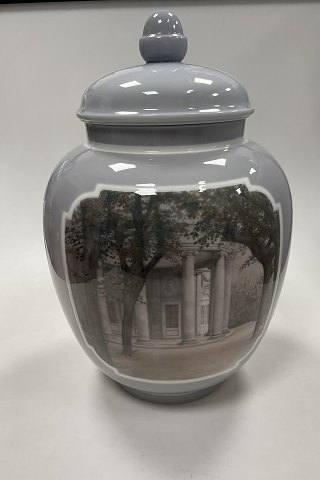 Bing og Grøndahl Unika Vase - Amalienborg og Eremitagen No. 271 af Sophus Jensen