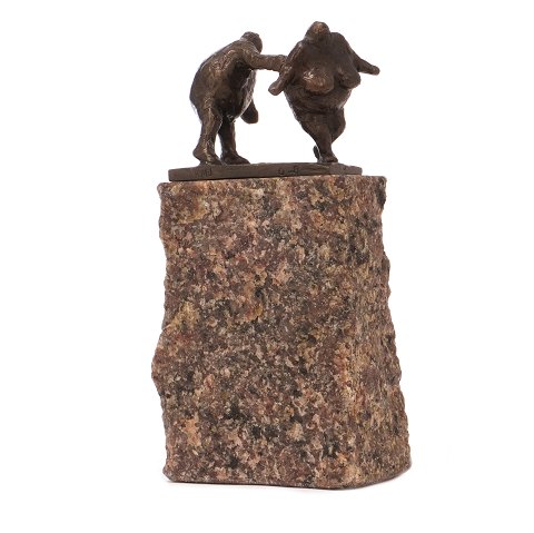 Keld Moseholm, 1936-2003 Bronzeskulptur, signiert. H: 19,5cm