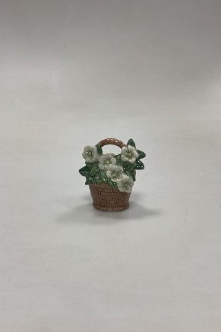 Royal Copenhagen 2008 Annual Figurine - Basket with Christmas Roses No. 520