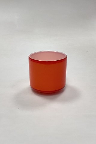Holmegaard Palet / Carnaby small orange Jar without lid