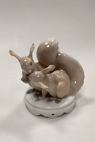 Royal Copenhagen Figurine Squirrels on Base No. 416