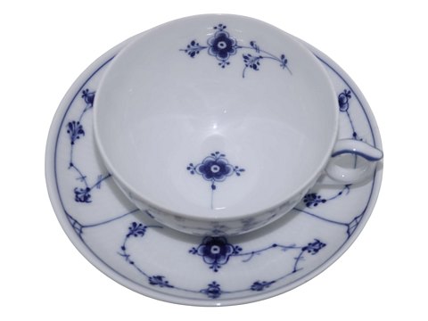 Musselmalet RifletStor tekop med indvendig bemaling fra 1894-1897