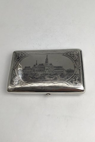Russisk Sølv (84) Niello Etui