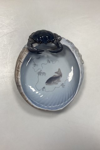Royal Copenhagen Art Nouveau Skål med Krabbe No. 2465