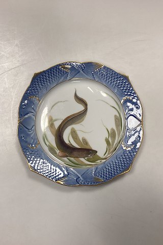 Royal Copenhagen Blåt Fiskestel Tallerken No. 19/3002