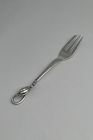 Georg Jensen Sterling Sølv Magnolia Kagegaffel No. 43