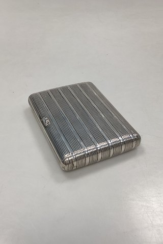 Russisk Cigaretetui i Sølv