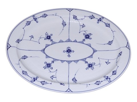 Musselmalet RifletStort stegefad 47 cm. #102