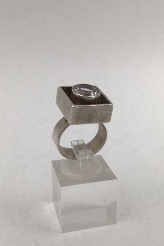 Niels Erik From Sterling Sølv Moderne Ring