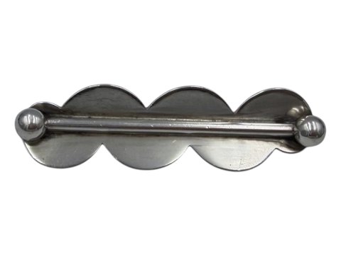 Hans Hansen sølvBroche fra ca. 1950