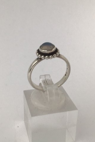 Georg Jensen Sterling Silver Ring No. 9B Moonstone