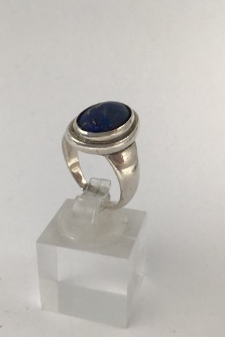 Georg Jensen Sterling Silver Ring No. 46 B Lapis Lazuli