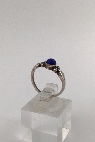 Georg Jensen Sterling Silver Ring No. 55 Lapis Lazuli