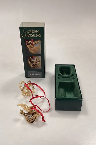 Georg Jensen Golden Christmas Julepynt - Fugl og Stjernehimmel 2000