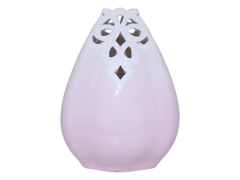 Bing & GrøndahlLyserød Art Nouveau vase af Marie Smith