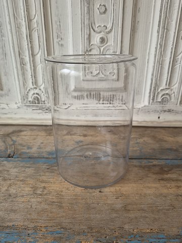 Gammelt svensk mundblæst sylteglas 19,5 cm.