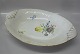 Bing & Grøndahl 
Saksisk Blomst 
på hvidt 
porcelæn 195 
Oval brødbakke 
34 cm I fin og 
hel stand
