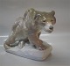 Amfora Stor bjørn på klippe 23 x 30 cm fajance Signeret Jarl Tjekkoslovakiet