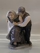 Royal Copenhagen figurine 1326 RC Peasant Couple Dancing Chr. Thomsen 1920 24 x 
18 cm
