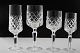 Westminster 
krystal glas, 
Lyngby glas.
Champagne, 
højde 18,5 cm. 
Pris: SOLGT
Rødvin, højde 
...