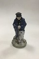 Royal Copenhagen Figurine Shepherd with dog No 782. Measures 19 cm / 7 31/64 in. and is in good ...