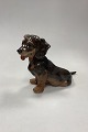 Royal Copenhagen Figurine Dachshund No. 856. Designed by Lauritz Jensen in 1907. Measures 19 ...