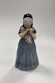 Royal Copenhagen Figurine Girl from Bornholm No. 1323. Measures 22 cm / 8 21/32 in. Designed by ...